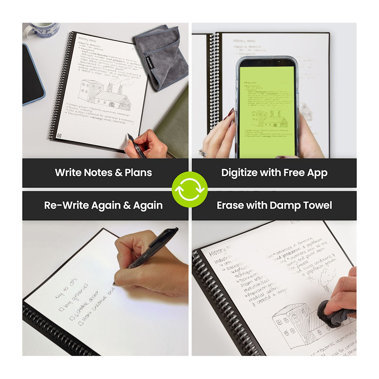 Rocketbook Core Executive Notebook Set