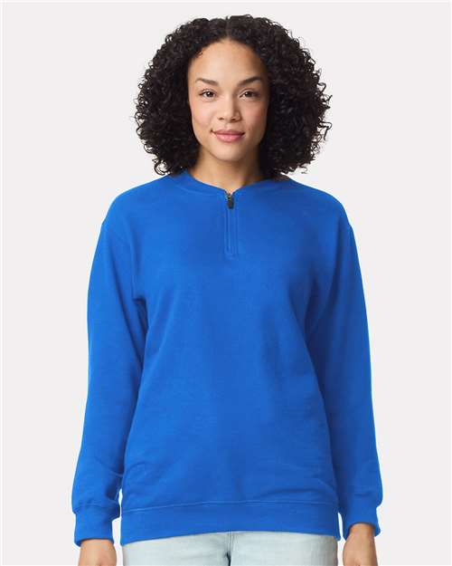 Gildan Unisex Softstyle® Midweight 1/4 Zip Sweatshirt