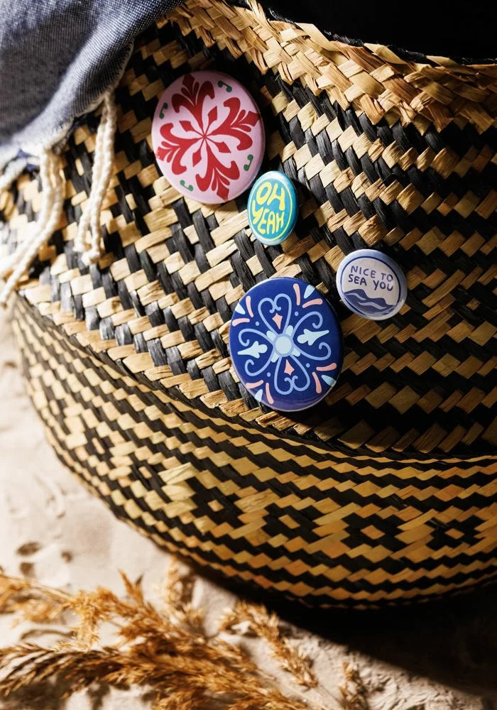 000001 Custom Round Button Pins