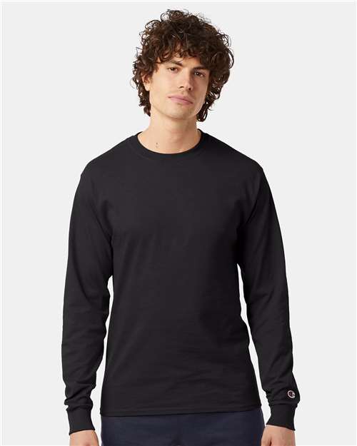 000539 Champion® Long Sleeve T-Shirt
