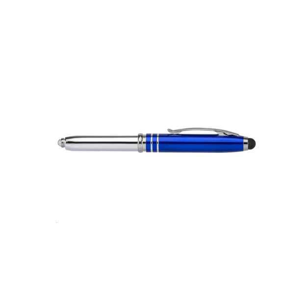 Vivano Duo w/LED Light & Stylus - ColorJet - Full-Color Metal Pen