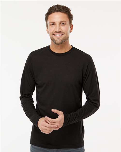 M&O® Poly-Blend Long Sleeve T-Shirt