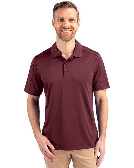 Cutter & Buck Prospect Textured Stretch Mens Short Sleeve Polo