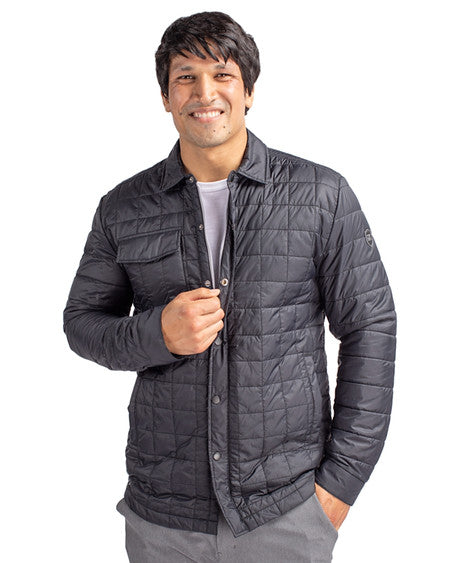 Cutter & Buck Rainier PrimaLoft® Mens Eco Insulated Quilted Shirt Jacket