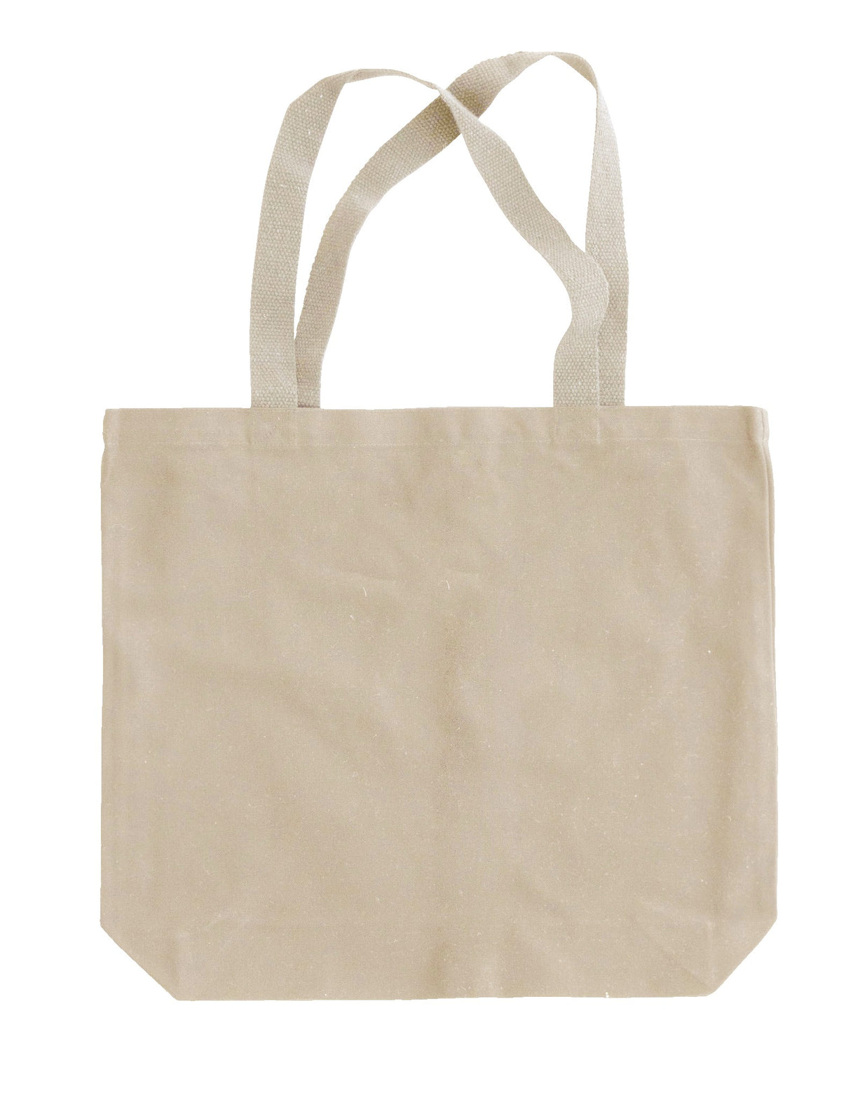 12 oz. Premium Cotton Canvas Shopper Tote Bag