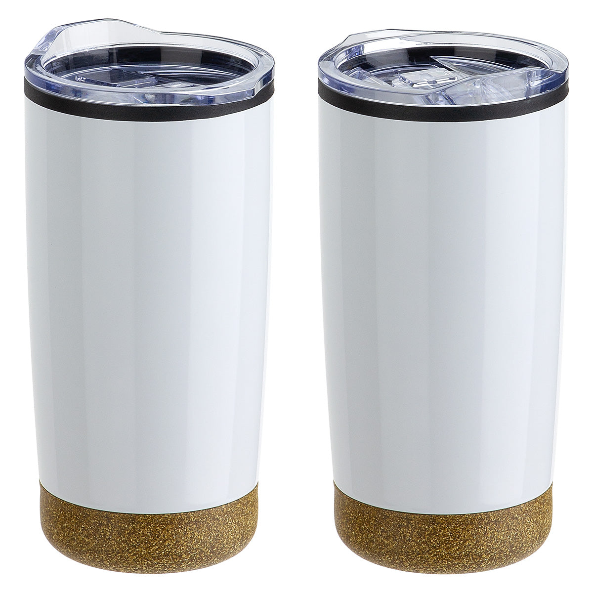 York 20 oz Stainless Steel/Polypropylene Tumbler with Cork Base
