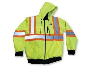 Lime Green Rechargeable Heated Jacket