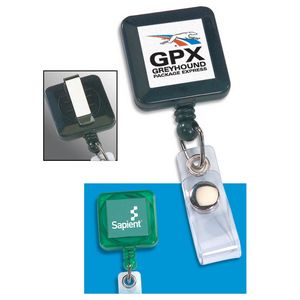 Square Retract-A-Badge Reel