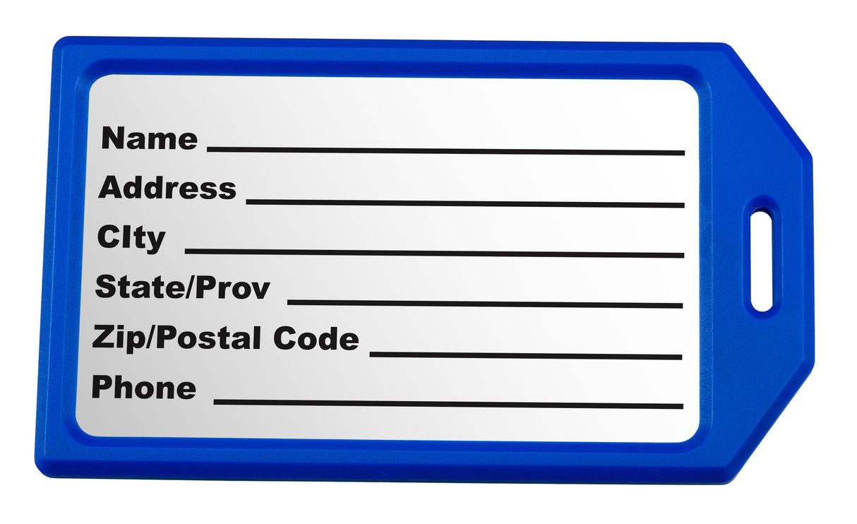 Blue Blank Back Side