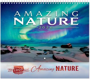 Luxe Gallery Amazing Nature Spiral Wall Calendar