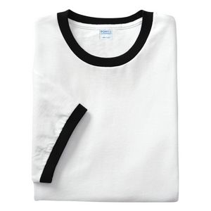 White/Jet Black Blank Fold View