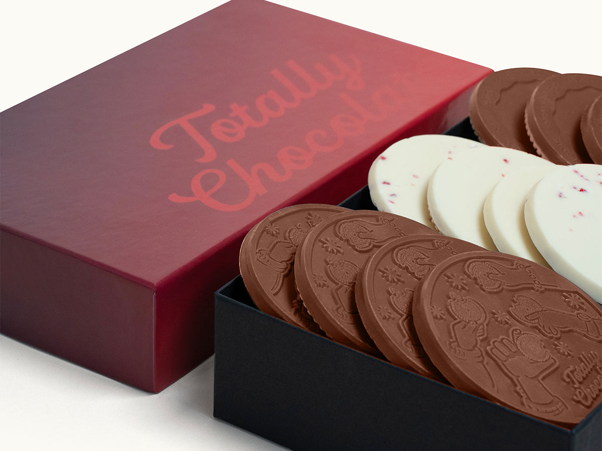 Gourmet 12-Piece Chocolate Cookie Gift Set with Luxury Custom Packaging