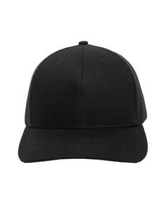 Outdoor Cap Co Structured Trucker With Solid Mesh Back Hat