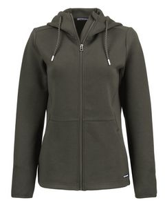 Cutter & Buck Roam Epic Comfort Recycled Womens Full Zip Hooded Jacket