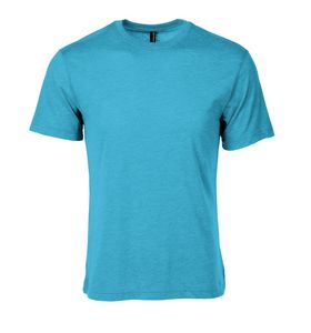 Aqua Heather Blank Front