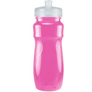 Pink/Translucent Clear Lid Blank