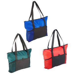 Feather Flight Non-Woven Zipper Tote Bag
