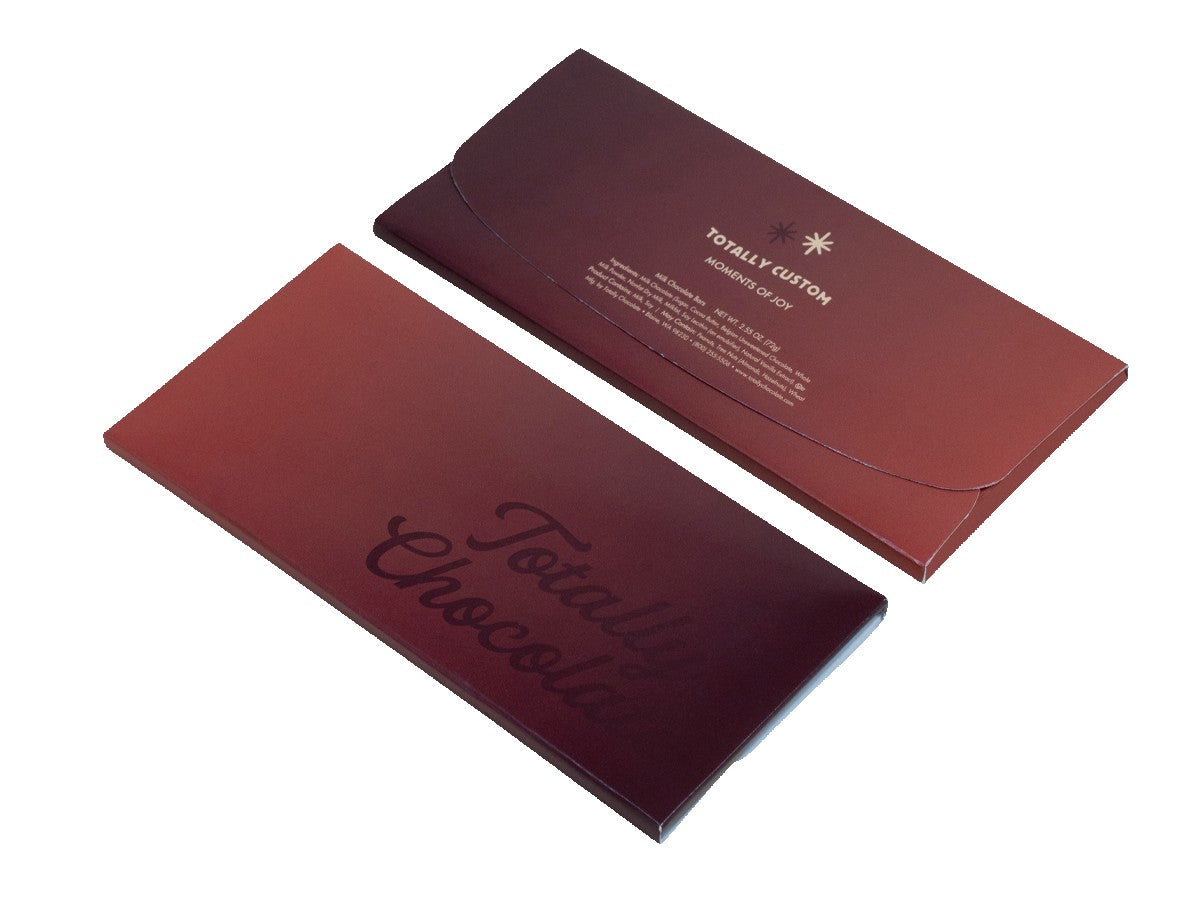 Chocolate Storyteller with 3 Custom Engraved Chocolate Bars