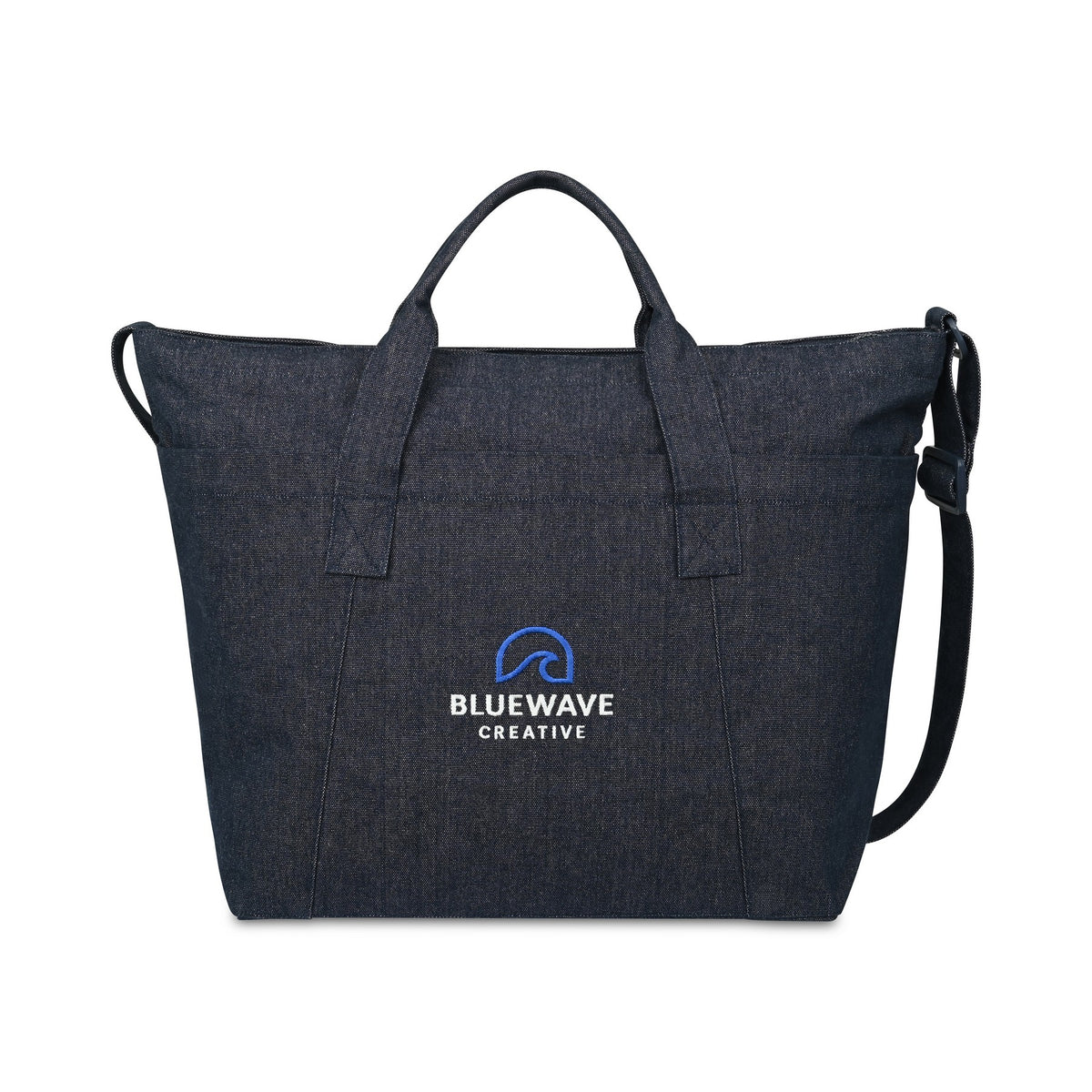 Recycled Cotton Weekender Tote - AWARE - Indigo Denim