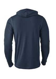Navy Heather Blue Blank Back