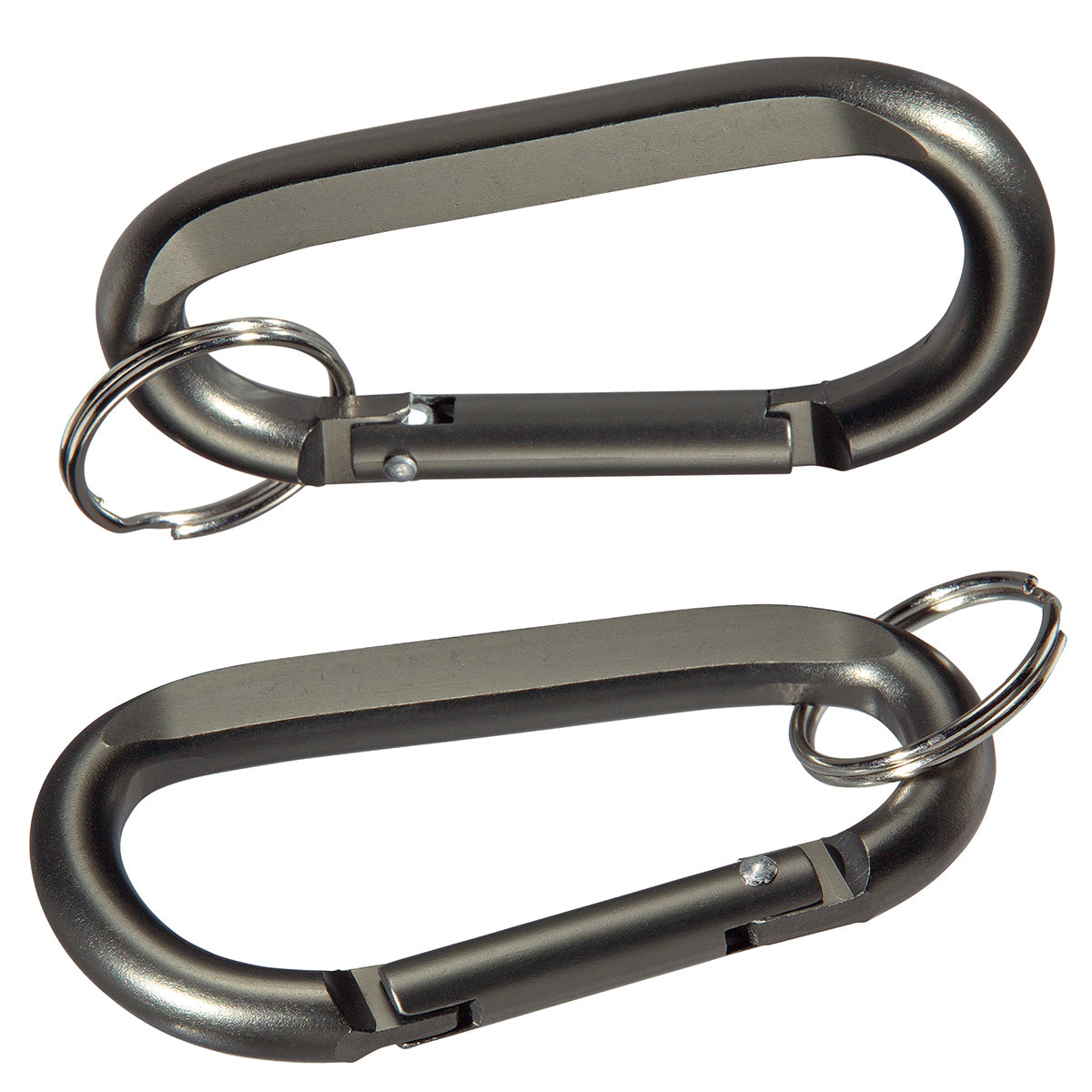Aluminum Carabiner with Key Ring