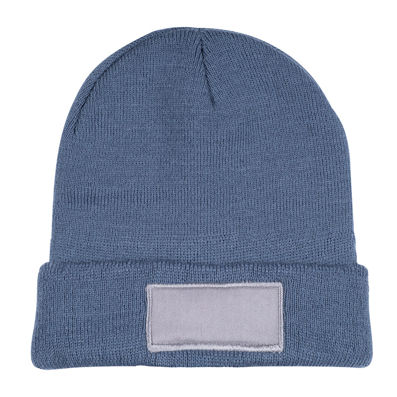 Knit Beanie w/Patch