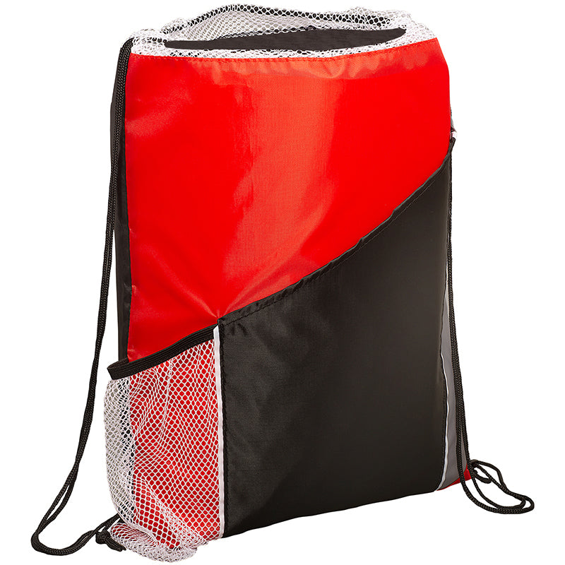Sprint Angled Drawstring Sports Pack w/Pockets