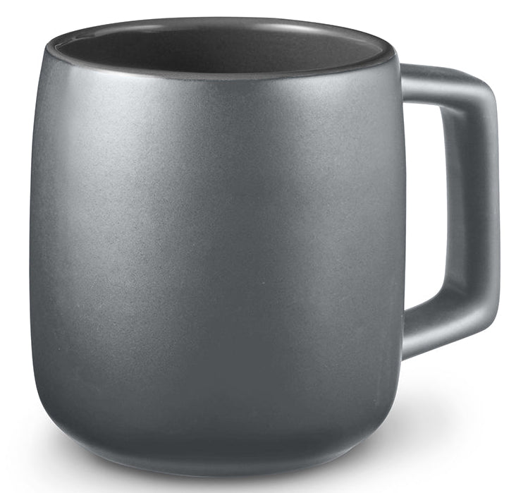 15 Oz. Geo Square Handle Ceramic Mug