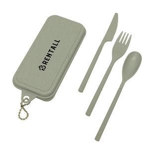 000021 Lawrence Wheat Fibre Utensil Set