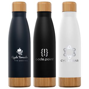 Ibiza Bamboo - 21 oz. Double-Wall Stainless Bottle - Laser