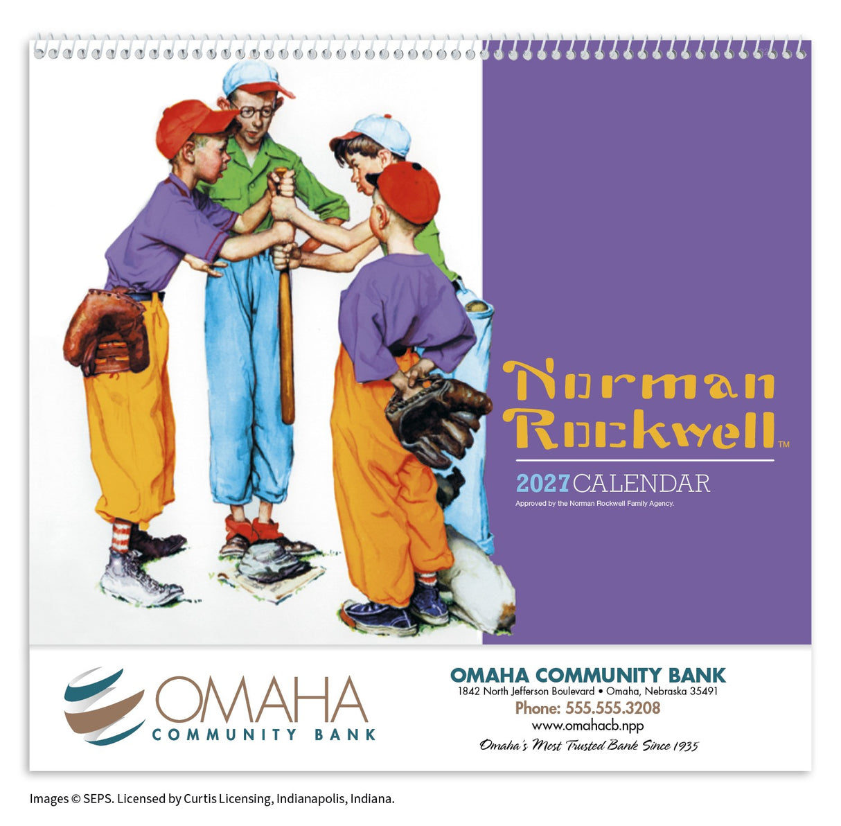 the Saturday Evening Post Norman Rockwell Appointment Calendar - Spiral cover image