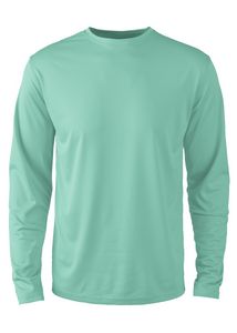 Zorrel® Men's Barbados Syntrel™ Long-Sleeve Popcorn Knit Tee Shirt