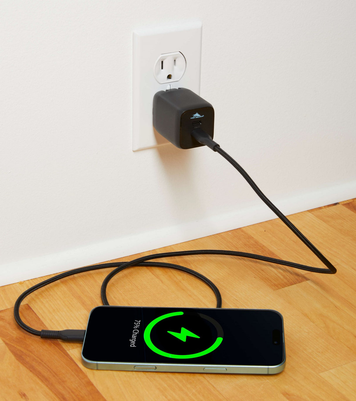 High Sierra 65W USB Wall Charger and Cable Kit