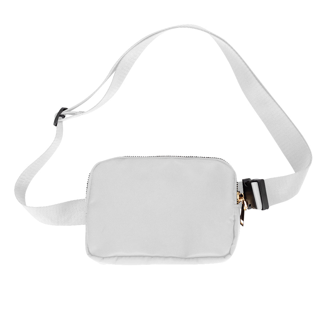 LL Crossbody Belt Bag Fanny Pack With Plastic Zipper (Air Import)