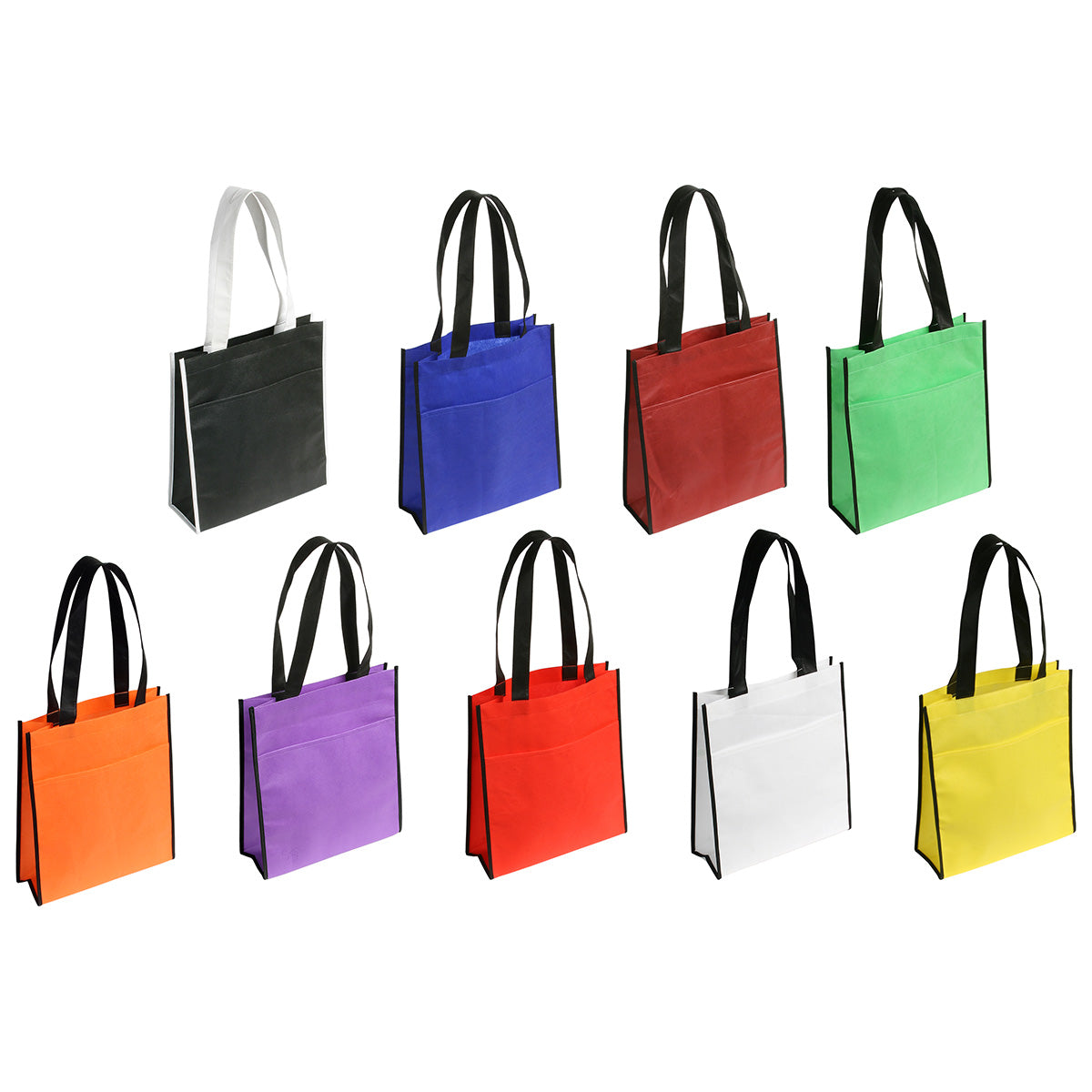 Peak Non-Woven Tote Bag with Pocket