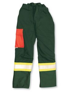 4100 Threshold Forest Green Faller Safety Pant