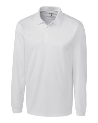 Clique Ice Pique Mens Long Sleeve Tech Polo