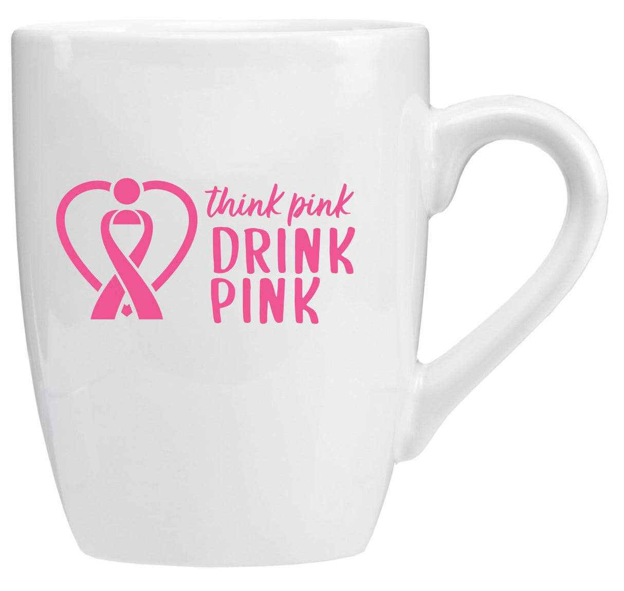 13 oz. Ceramic Bistro Mug - White