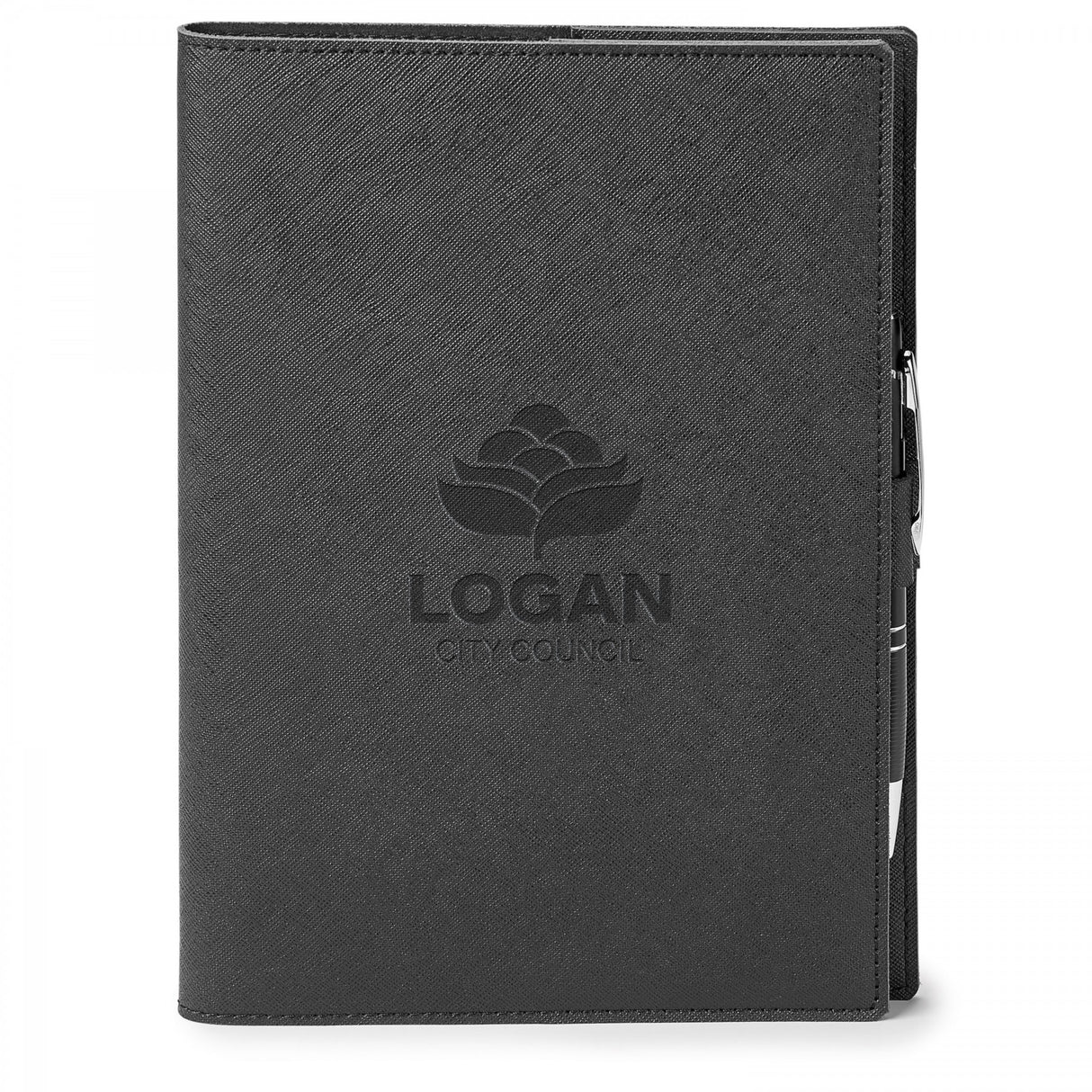 Genuine Leather Refillable Journal Combo