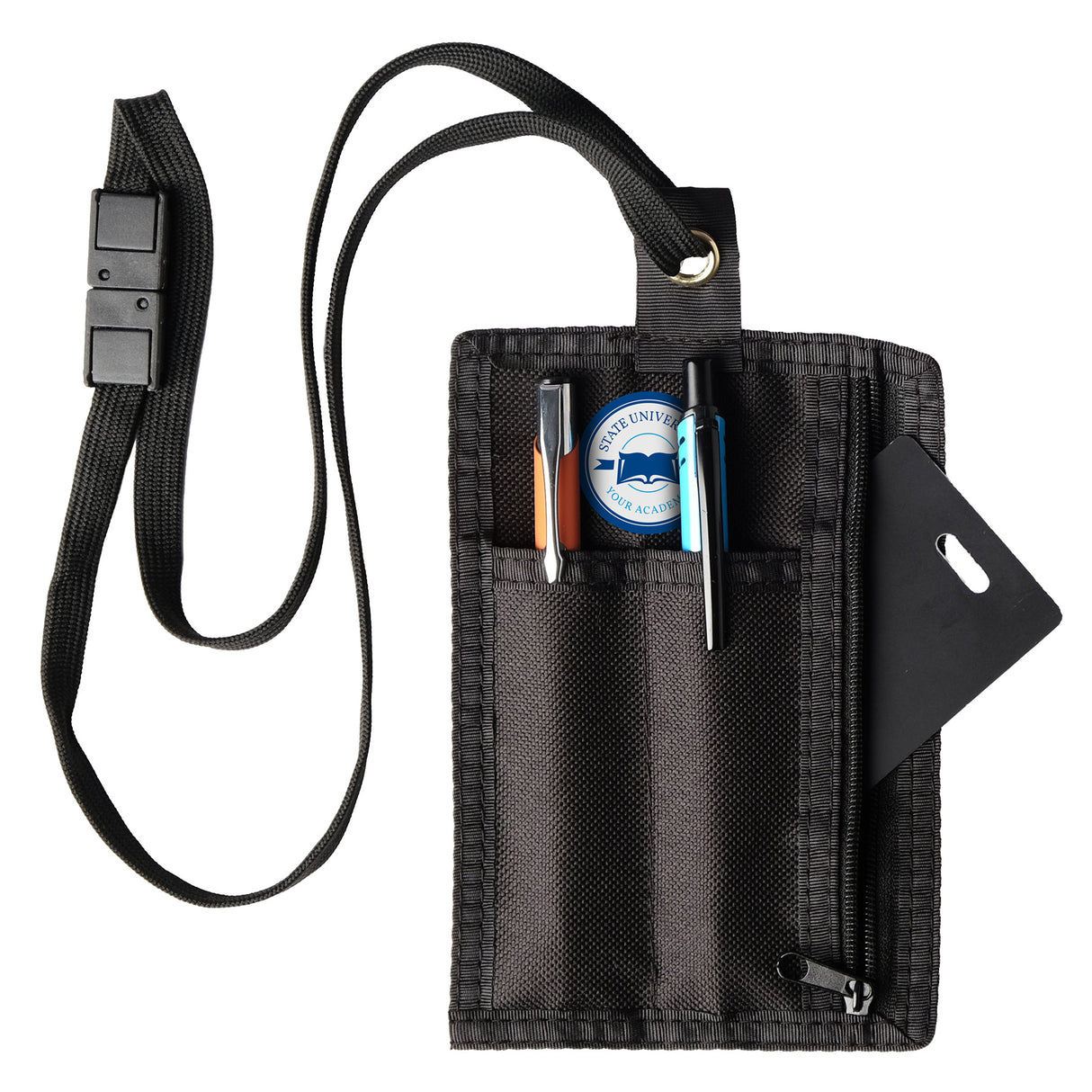 Identification Holder: 600D Polyester