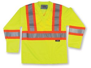 Mesh Lime Green Safety Shirt