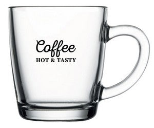 ~ Affogato 11oz mug clear glass - Bulk Packaging/Pallet