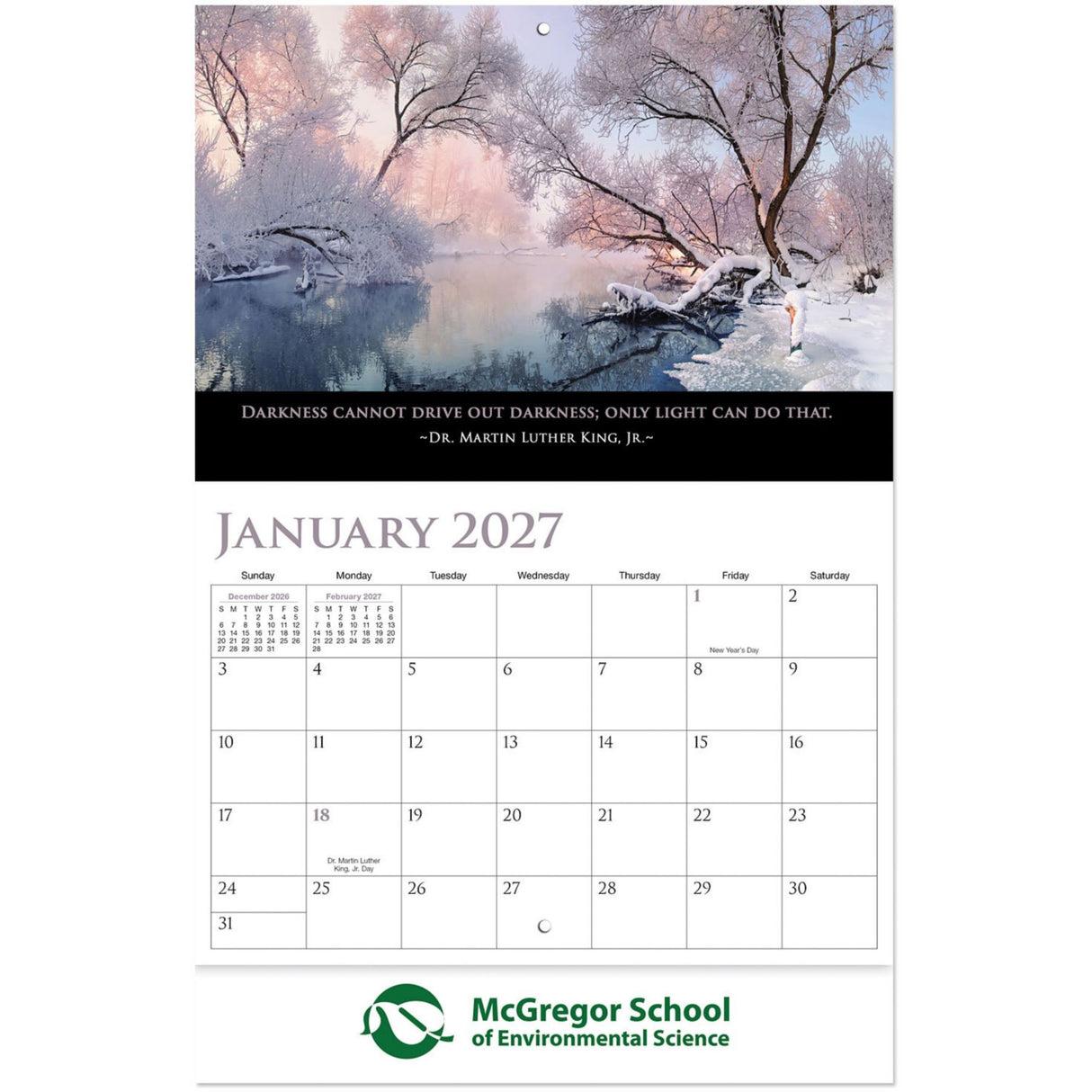 Inspirations Stapled Wall Calendar