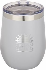 Gray/Clear/Silver Logo Front View