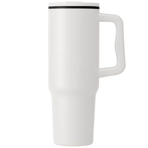 000713 Polar - 40 oz. Stainless Steel Tumbler with Plastic Liner and Straw