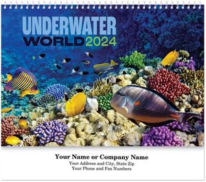 Underwater World Spiral Wall Calendar