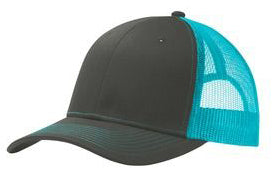 Gray Steel/Neon Blue Blank