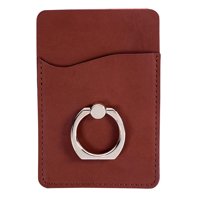 Tuscany™ Card Holder w/Metal Ring Phone Stand