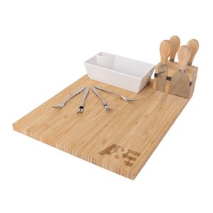 Charcuterie Board w/Bowl, Utensils, & Forks