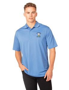 Zorrel® Men's Rockhurst Syntrel™ Jacquard Stripe Polo Shirt